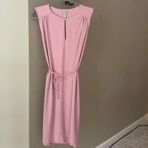 Pink sleeveless dress